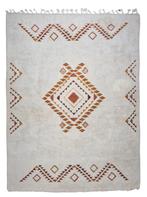 Groot Berber Tapijt Marokko 395x295 wollen vloerkleed, 200 cm of meer, Ophalen of Verzenden, Zo goed als nieuw, 200 cm of meer