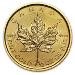 Gouden Canadian Maple Leaf 1/2 oz 1993, Postzegels en Munten, Munten | Amerika, Verzenden, Noord-Amerika, Losse munt, Goud