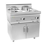 GGM Gastro | Dubbele elektrische friteuse - 10+10 liter (18, Witgoed en Apparatuur, Frituurpannen, Verzenden, Nieuw