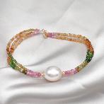 Zonder minimumprijs - Armband - 18 karaat Geel goud Parel -, Nieuw