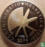 Zwitserland 20 franc 2025 Pioniers van de Zwitserse luch..., Verzenden, Overige landen, Losse munt, Goud