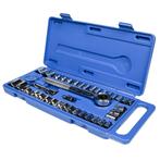 Benson 40-delige doppendoos - metrisch en inch - verchroo..., Doe-het-zelf en Verbouw, Gereedschap | Handgereedschap, Ophalen of Verzenden