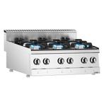 GGM Gastro | Gasfornuis  - 36 kW - 6 hoge prestatie branders, Verzenden