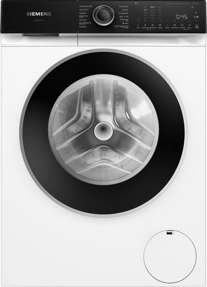 Siemens WG44H2A5NL wasmachine met auto dosering en HomeConne, Witgoed en Apparatuur, Wasmachines, 1200 tot 1600 toeren, 8 tot 10 kg