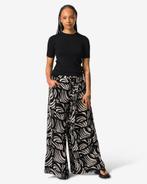 HEMA Damesbroek Remmy wide leg abstract zwart, Verzenden, Nieuw