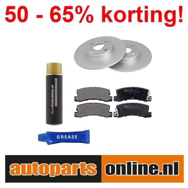 Remschijven + Remblokken Toyota Tercel achterzijde, Auto-onderdelen, Besturing, Nieuw, Toyota, Verzenden