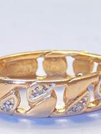 Zonder Minimumprijs - Ring - 18 karaat Geel goud Diamant, Nieuw