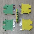 Aardrijgklemmen dinrail rijgklem / Phoenix contact 4mm2, Verzenden, Nieuw