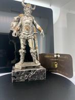 Paolo Sterling - Beeld, Eirik - 16.5 cm - Marmer, zilver, Antiek en Kunst