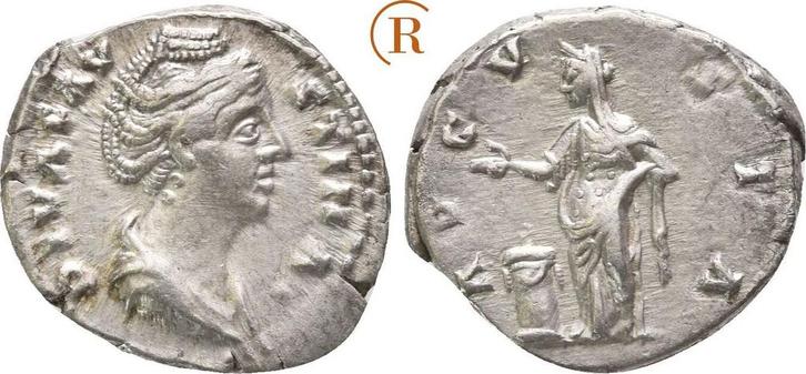 Denar Antike Roemisches Kaiserreich: Faustina I, Gemahlin..., Postzegels en Munten, Munten | Europa | Niet-Euromunten, Verzenden