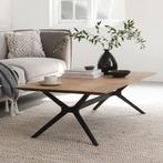 *WOONWINKEL* DTP Home Metropole Design Salontafel Teak Recht, Huis en Inrichting, Tafels | Salontafels, Verzenden, Nieuw