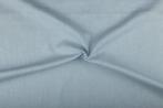 Linnen stof Blauw – ongewassen linnen, Hobby en Vrije tijd, Stoffen en Lappen, Blauw, 120 cm of meer, Ophalen of Verzenden, Linnen
