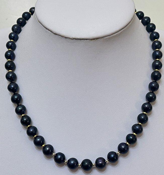 Natuurlijke Tahitiaanse Zwarte Parel / 9 mm / Zeer zeldzaam, Verzamelen, Mineralen en Fossielen