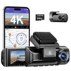AZDome M550 Pro 2CH | 4K | Wifi | GPS | 64gb dashcam, Auto diversen, Nieuw, Verzenden