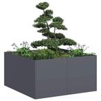 vidaXL Plantenbak 80x80x40 cm koudgewalst staal, Verzenden, Nieuw, Metaal