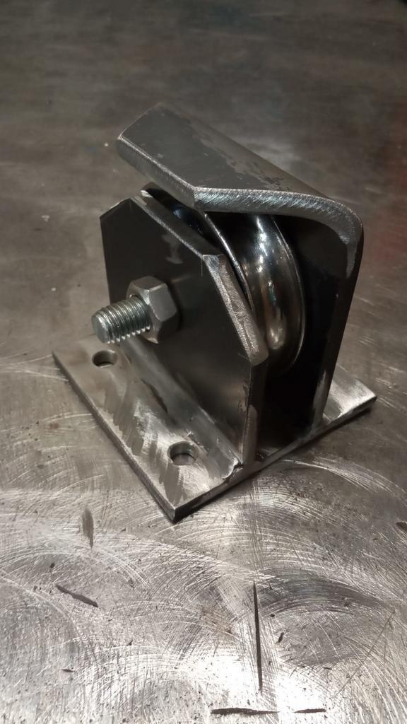 Rvs schijf met messing bus 100mm, Doe-het-zelf en Verbouw, IJzerwaren en Bevestigingsmiddelen, Verzenden