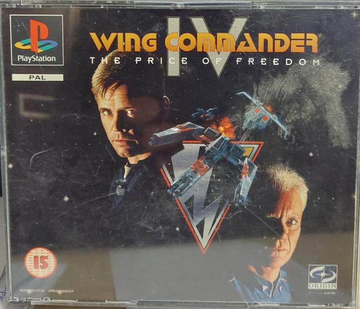 Wing Commander IV the price of freedom (PS1 tweedehands, Spelcomputers en Games, Games | Sony PlayStation 1, Zo goed als nieuw