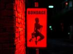 Lichtbord - Amsterdam Red-lights District bondage lighted
