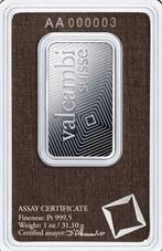 1 oz - Platina - Valcambi, Switzerland - Verzegeld en met