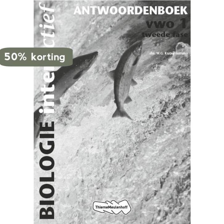 Biologie interactief Antwoordenboek 1 Vwo 9789042528666, Boeken, Schoolboeken, Gelezen, Verzenden