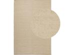 LIFA LIVING Vloerkleed - Vintage - Wol - Camel & Wit - 140 x, Verzenden, Nieuw