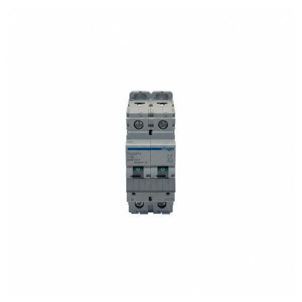 Bieden: Hager MCB 2P 6/10kA D-10A 2M electrical switch - NG, Watersport en Boten, Bootonderdelen, Elektra en Verlichting, Nieuw