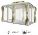 Partytent - 4x3 - Waterdicht Dak - Wanden - Beige - Solar, Verzenden, Nieuw