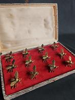 Messensteun (12) - Verguld brons, Antiek en Kunst