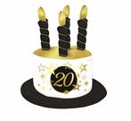 Hoed 20 Jaar Kaarsen, Verzenden, Nieuw