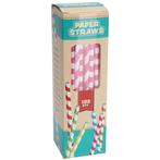 Rietjes Gekleurd Papier 19cm 100st., Verzenden, Nieuw