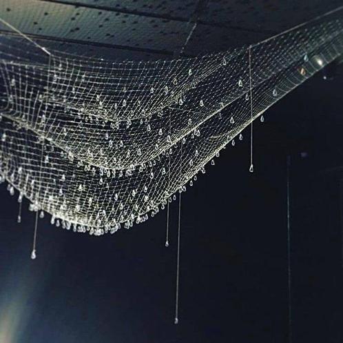 Ingo Maurer - Plafondlamp - Visserstranen - Nylon,, Antiek en Kunst, Kunst | Designobjecten