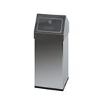 Carro-Push afvalbak met pushklep 55 ltr - RVS, Verzenden, Nieuw
