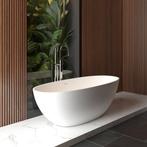 Wiesbaden Chiek Vrijstaand Ligbad - 165x75cm - Solid Surface, Ophalen of Verzenden, Nieuw