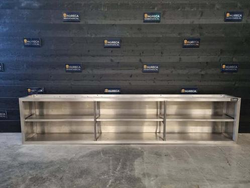 Wandkast | open model | RVS | 280 cm, Zakelijke goederen, Horeca | Keukenapparatuur, Gebruikt, RVS Meubilair
