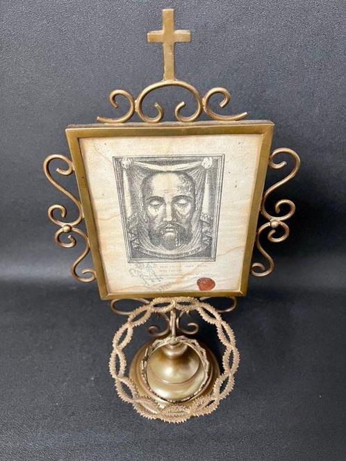 Reliekhouder - Messing - 1850-1900 - Sainte Face du Christ, Antiek en Kunst, Kunst | Niet-Westerse kunst