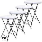 2dekans | Infinity Goods 4 Stevige Statafels - Partytafel -, Huis en Inrichting, Tafels | Eettafels, Ophalen of Verzenden, Zo goed als nieuw