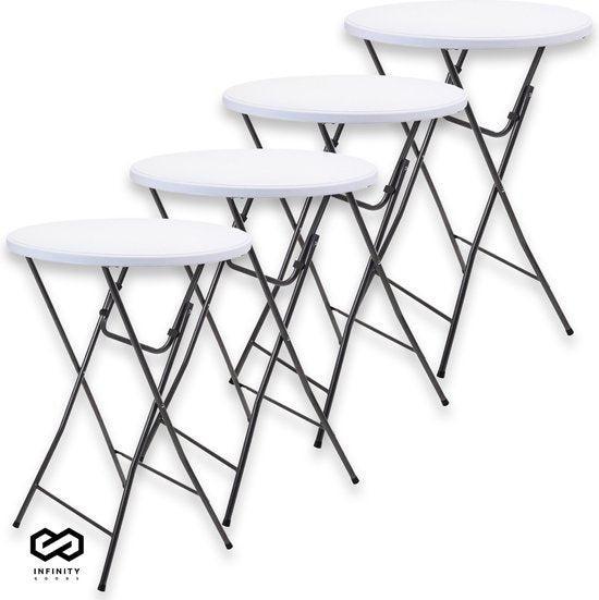 2dekans | Infinity Goods 4 Stevige Statafels - Partytafel -, Huis en Inrichting, Tafels | Eettafels, Zo goed als nieuw, Ophalen of Verzenden