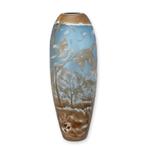 A CAMEO GLASS VASE WINTER LANDSCAPE (Beeldjes - Decoratie), Antiek en Kunst, Verzenden
