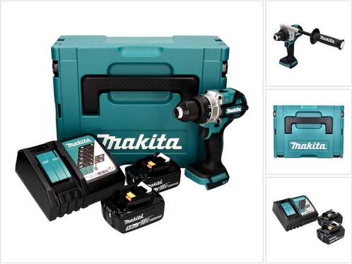 Makita DDF486RTJ Accu Schroefboormachine 18V 5.0Ah in Mbox, Huis en Inrichting, Woonaccessoires | Overige, Zo goed als nieuw, Verzenden