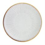 Grijze coupe borden met reliëf, 180 mm pak van 6 2,1hx 18Ø, Verzenden