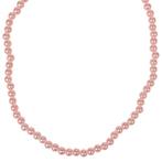 Kinderketting - Lichtroze Imitatiepareltjes 6mm - Elastisch, Sieraden, Tassen en Uiterlijk, Kettingen, Ophalen of Verzenden, Nieuw