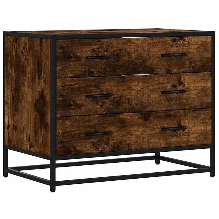 Bewerkt Hout Ladekast 70x41x56 | Tweedekansje OP=OP, Huis en Inrichting, Kasten | Lockerkasten, Nieuw, Ophalen of Verzenden