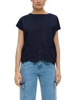SALE -47% | S.OLIVER RED LABEL Shirt donkerblauw | OP=OP, Kleding | Dames, T-shirts, Nieuw, Verzenden
