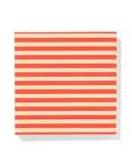 HEMA Servetten 33x33cm papier strepen - 20 stuks, Caravans en Kamperen, Verzenden, Nieuw