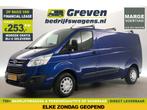 Ford Transit Custom 290 2.2 TDCI L2H1 Marge Airco Cam €253pm, Blauw, Nieuw, Ford, Lease