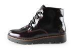 Rieker Veterboots in maat 40 Rood, Verzenden, Overige typen, Zo goed als nieuw, Rood