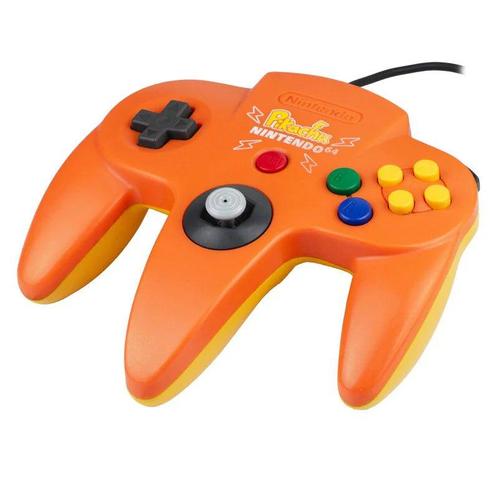 Nintendo 64 controller Pikachu Orange origineel, Spelcomputers en Games, Spelcomputers | Nintendo Consoles | Accessoires, Verzenden