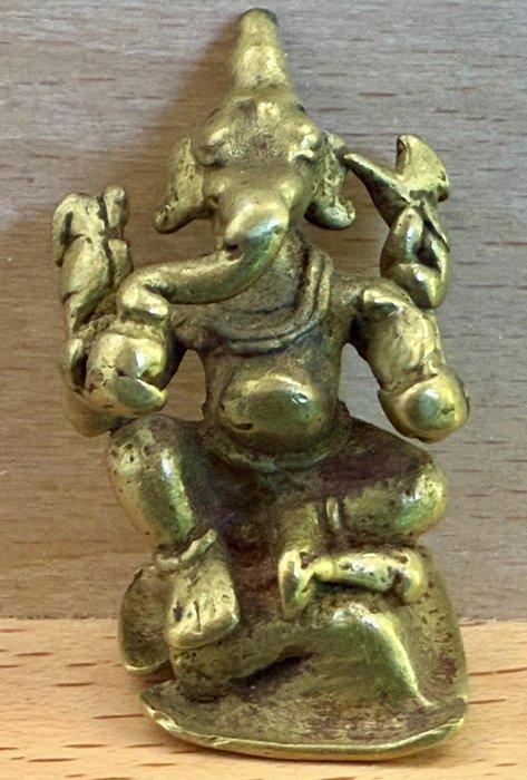 Ganesh - Messing - India - Grote Marathas (1674 - 1819), Antiek en Kunst, Kunst | Niet-Westerse kunst