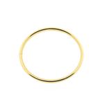 Gouden gladde slavenarmband | Ø 60 mm (tijdloos sieraad), Ophalen of Verzenden, Gebruikt, Overige kleuren, Goud