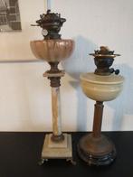 Olielamp - Messing, Glas, Hout, Porselein, Antiek en Kunst